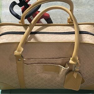 Joy Mangano "Clothes It All" Quilted Weekender Ba